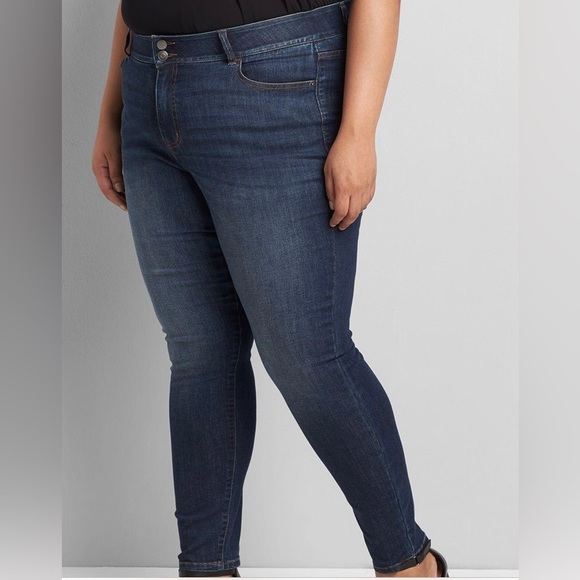 NEW Lane Bryant Venezia high rise skinny jeans size 16/18 - Picture 3 of 14